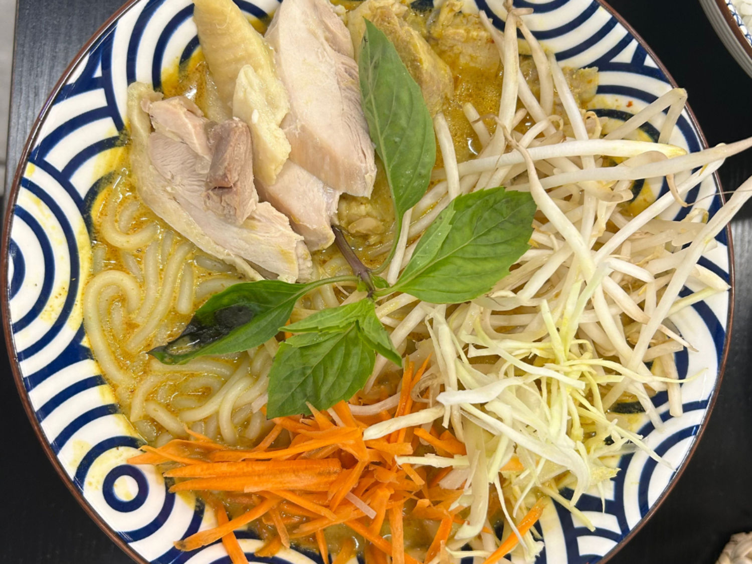 Khao Poon Gai / Yellow Curry Chicken Noodle Soup