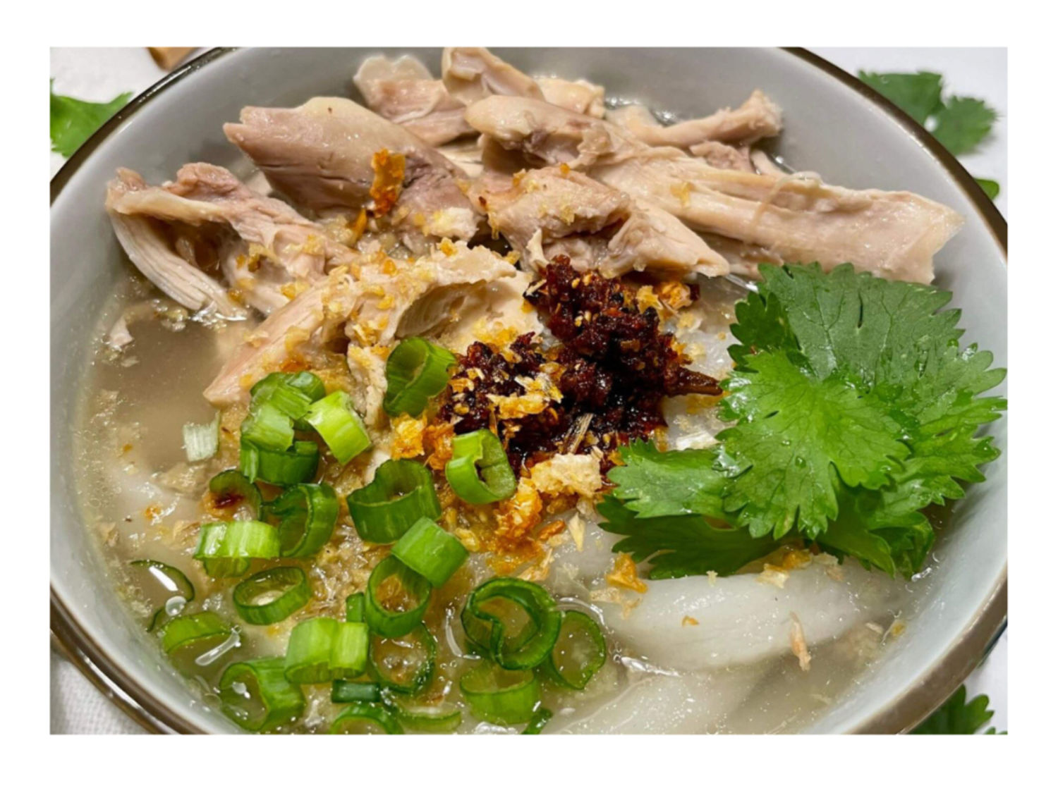Khao Piak Gai / Udon Chicken Noodle Soup